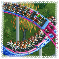 RCT2 Style Stand-up Roller Coaster Train